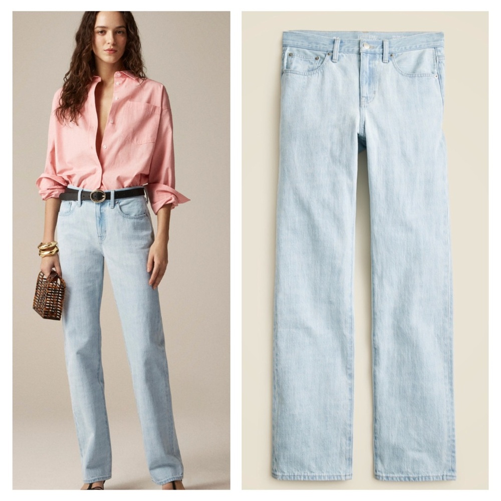 J. Crew Mid-Rise Straight Jean